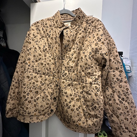 Saltwater Luxe quilted leopard jacket - Picture 1 of 4